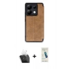 MARSİLYAN™- Redmi Note 13 Pro 5G Kılıf Zirve Yansıma Serisi - Şeffaf Pasifik Cam Ekran Koruyucu + Kamera Lens Koruma Cam - SF