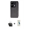 MARSİLYAN™- Redmi Note 13 Pro 5G Kılıf Zirve Yansıma Serisi - Şeffaf Pasifik Cam Ekran Koruyucu + Kamera Lens Koruma Cam - SF
