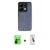 MARSİLYAN™- Redmi Note 13 Pro 5G Kılıf Zirve Yansıma Serisi - Şeffaf Pasifik Cam Ekran Koruyucu + Raze Metal Kamera Lens - SH