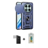 MARSİLYAN™- Redmi Note 14 Pro 4G Kılıf Ahenk Klasik - Şeffaf Polymer Nano Ekran Koruyucu + PVD Metal Kamera Lens - SH