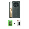 MARSİLYAN™- Redmi Note 14 Pro 4G Kılıf Doruk Klasik Özel Seri - Şeffaf Hayalet Polymer Nano Ekran Koruyucu + Raze Metal Kamera Lens - SH