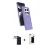 MARSİLYAN™- Redmi Note 14 Pro 4G Kılıf İz Işık Koleksiyonu - Şeffaf Hayalet Polymer Nano Ekran Koruyucu + PVD Metal Kamera Lens - SH