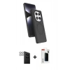 MARSİLYAN™- Redmi Note 14 Pro 4G Kılıf İz Işık Koleksiyonu - Şeffaf Hayalet Polymer Nano Ekran Koruyucu + PVD Metal Kamera Lens - SH