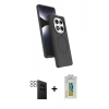 MARSİLYAN™- Redmi Note 14 Pro 4G Kılıf İz Işık Koleksiyonu - Şeffaf Polymer Nano Ekran Koruyucu + PVD Metal Kamera Lens - SH
