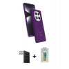 MARSİLYAN™- Redmi Note 14 Pro 4G Kılıf İz Işık Koleksiyonu - Şeffaf Polymer Nano Ekran Koruyucu + PVD Metal Kamera Lens - SH