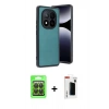 MARSİLYAN™- Redmi Note 14 Pro 4G Kılıf Kıvılcım Işık Serisi - Şeffaf Hayalet Polymer Nano Ekran Koruyucu + Raze Metal Kamera Lens - SH