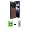 MARSİLYAN™- Redmi Note 14 Pro 4G Kılıf Kıvılcım Işık Serisi - Şeffaf Polymer Nano Ekran Koruyucu + Raze Metal Kamera Lens - GS