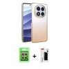 MARSİLYAN™- Redmi Note 14 Pro 4G Kılıf Kıvılcım Minimal Özel Seri - Şeffaf Hayalet Polymer Nano Ekran Koruyucu + Raze Metal Kamera Lens - GS