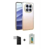 MARSİLYAN™- Redmi Note 14 Pro 4G Kılıf Kıvılcım Minimal Özel Seri - Şeffaf Polymer Nano Ekran Koruyucu + PVD Metal Kamera Lens - SH