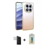MARSİLYAN™- Redmi Note 14 Pro 4G Kılıf Kıvılcım Minimal Özel Seri - Şeffaf Polymer Nano Ekran Koruyucu + PVD Metal Kamera Lens - GS