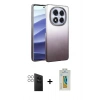 MARSİLYAN™- Redmi Note 14 Pro 4G Kılıf Kıvılcım Minimal Özel Seri - Şeffaf Polymer Nano Ekran Koruyucu + PVD Metal Kamera Lens - GS