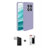 MARSİLYAN™- Redmi Note 14 Pro 4G Kılıf Kozmos Yansıma Özel Seri - Şeffaf Hayalet Polymer Nano Ekran Koruyucu + PVD Metal Kamera Lens - SH