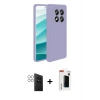MARSİLYAN™- Redmi Note 14 Pro 4G Kılıf Kozmos Yansıma Özel Seri - Şeffaf Hayalet Polymer Nano Ekran Koruyucu + PVD Metal Kamera Lens - GS