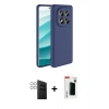 MARSİLYAN™- Redmi Note 14 Pro 4G Kılıf Kozmos Yansıma Özel Seri - Şeffaf Hayalet Polymer Nano Ekran Koruyucu + PVD Metal Kamera Lens - GS
