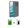 MARSİLYAN™- Redmi Note 14 Pro 4G Kılıf Kozmos Yansıma Özel Seri - Şeffaf Hayalet Polymer Nano Ekran Koruyucu + Raze Metal Kamera Lens - SH
