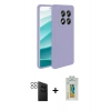 MARSİLYAN™- Redmi Note 14 Pro 4G Kılıf Kozmos Yansıma Özel Seri - Şeffaf Polymer Nano Ekran Koruyucu + PVD Metal Kamera Lens - SH