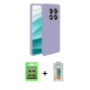 MARSİLYAN™- Redmi Note 14 Pro 4G Kılıf Kozmos Yansıma Özel Seri - Şeffaf Polymer Nano Ekran Koruyucu + Raze Metal Kamera Lens - GS