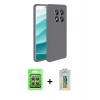MARSİLYAN™- Redmi Note 14 Pro 4G Kılıf Kozmos Yansıma Özel Seri - Şeffaf Polymer Nano Ekran Koruyucu + Raze Metal Kamera Lens - GS