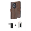 MARSİLYAN™- Redmi Note 14 Pro 4G Kılıf Siluet Işık Serisi - Şeffaf Hayalet Polymer Nano Ekran Koruyucu + PVD Metal Kamera Lens - SH