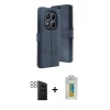 MARSİLYAN™- Redmi Note 14 Pro 4G Kılıf Siluet Işık Serisi - Şeffaf Polymer Nano Ekran Koruyucu + PVD Metal Kamera Lens - SH