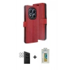 MARSİLYAN™- Redmi Note 14 Pro 4G Kılıf Siluet Işık Serisi - Şeffaf Polymer Nano Ekran Koruyucu + PVD Metal Kamera Lens - GS
