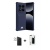 MARSİLYAN™- Redmi Note 14 Pro 4G Kılıf Vadi Çizgi Prime - Şeffaf Hayalet Polymer Nano Ekran Koruyucu + Gümüş PVD Metal Kamera Lens