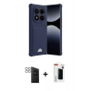 MARSİLYAN™- Redmi Note 14 Pro 4G Kılıf Vadi Çizgi Prime - Şeffaf Hayalet Polymer Nano Ekran Koruyucu + PVD Metal Kamera Lens - SH