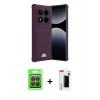 MARSİLYAN™- Redmi Note 14 Pro 4G Kılıf Vadi Çizgi Prime - Şeffaf Hayalet Polymer Nano Ekran Koruyucu + Raze Metal Kamera Lens - SH