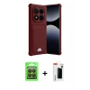MARSİLYAN™- Redmi Note 14 Pro 4G Kılıf Vadi Çizgi Prime - Şeffaf Hayalet Polymer Nano Ekran Koruyucu + Raze Metal Kamera Lens - SH