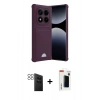 MARSİLYAN™- Redmi Note 14 Pro 4G Kılıf Vadi Çizgi Prime - Şeffaf Hayalet Polymer Nano Ekran Koruyucu + PVD Metal Kamera Lens - SH