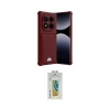 MARSİLYAN™- Redmi Note 14 Pro 4G Kılıf Vadi Çizgi Prime - Şeffaf Polymer Nano Ekran Koruyucu