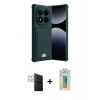 MARSİLYAN™- Redmi Note 14 Pro 4G Kılıf Vadi Çizgi Prime - Şeffaf Polymer Nano Ekran Koruyucu + PVD Metal Kamera Lens - GS