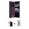 MARSİLYAN™- Redmi Note 14 Pro 4G Kılıf Vadi Çizgi Prime - Şeffaf Polymer Nano Ekran Koruyucu + PVD Metal Kamera Lens - GS