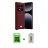 MARSİLYAN™- Redmi Note 14 Pro 4G Kılıf Vadi Çizgi Prime - Şeffaf Polymer Nano Ekran Koruyucu + Raze Metal Kamera Lens - SH