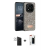 MARSİLYAN™- Redmi Note 14 Pro 4G Kılıf Vadi Klasik Serisi - Şeffaf Hayalet Polymer Nano Ekran Koruyucu + PVD Metal Kamera Lens - GS