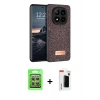 MARSİLYAN™- Redmi Note 14 Pro 4G Kılıf Vadi Klasik Serisi - Şeffaf Hayalet Polymer Nano Ekran Koruyucu + Raze Metal Kamera Lens - GS