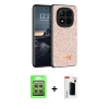 MARSİLYAN™- Redmi Note 14 Pro 4G Kılıf Vadi Klasik Serisi - Şeffaf Hayalet Polymer Nano Ekran Koruyucu + Raze Metal Kamera Lens - GS
