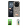 MARSİLYAN™- Redmi Note 14 Pro 4G Kılıf Vadi Klasik Serisi - Şeffaf Polymer Nano Ekran Koruyucu + Raze Metal Kamera Lens - GS