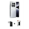 MARSİLYAN™- Redmi Note 14 Pro 4G Kılıf Vadi Minimal - Şeffaf Hayalet Polymer Nano Ekran Koruyucu + PVD Metal Kamera Lens - SH