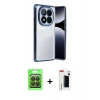 MARSİLYAN™- Redmi Note 14 Pro 4G Kılıf Vadi Minimal - Şeffaf Hayalet Polymer Nano Ekran Koruyucu + Raze Metal Kamera Lens - SH