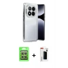 MARSİLYAN™- Redmi Note 14 Pro 4G Kılıf Vadi Minimal - Şeffaf Hayalet Polymer Nano Ekran Koruyucu + Raze Metal Kamera Lens - GS