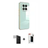 MARSİLYAN™- Redmi Note 14 Pro 4G Kılıf Yankı Serisi - Şeffaf Hayalet Polymer Nano Ekran Koruyucu + PVD Metal Kamera Lens - SH