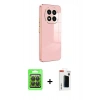 MARSİLYAN™- Redmi Note 14 Pro 4G Kılıf Yankı Serisi - Şeffaf Hayalet Polymer Nano Ekran Koruyucu + Raze Metal Kamera Lens - SH