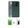 MARSİLYAN™- Redmi Note 14 Pro 4G Kılıf Yankı Yansıma Özel Seri - Şeffaf Hayalet Polymer Nano Ekran Koruyucu + Raze Metal Kamera Lens - GS