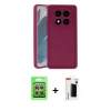 MARSİLYAN™- Redmi Note 14 Pro 4G Kılıf Yankı Yansıma Özel Seri - Şeffaf Hayalet Polymer Nano Ekran Koruyucu + Raze Metal Kamera Lens - GS