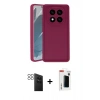MARSİLYAN™- Redmi Note 14 Pro 4G Kılıf Yankı Yansıma Özel Seri - Şeffaf Hayalet Polymer Nano Ekran Koruyucu + PVD Metal Kamera Lens - SH