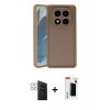 MARSİLYAN™- Redmi Note 14 Pro 4G Kılıf Yankı Yansıma Özel Seri - Şeffaf Hayalet Polymer Nano Ekran Koruyucu + PVD Metal Kamera Lens - GS