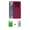 MARSİLYAN™- Redmi Note 14 Pro 4G Kılıf Yankı Yansıma Özel Seri - Şeffaf Polymer Nano Ekran Koruyucu + Raze Metal Kamera Lens - GS
