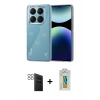MARSİLYAN™- Redmi Note 14 Pro 4G Kılıf Yörünge Form - Şeffaf Polymer Nano Ekran Koruyucu + PVD Metal Kamera Lens - SH