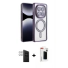 MARSİLYAN™- Redmi Note 14 Pro 4G Kılıf Zirve Doku Prime - Şeffaf Hayalet Polymer Nano Ekran Koruyucu + PVD Metal Kamera Lens - GS